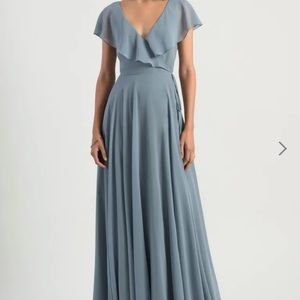 Mayan Blue Jenny Yoo Bridesmaid Dress - Faye.